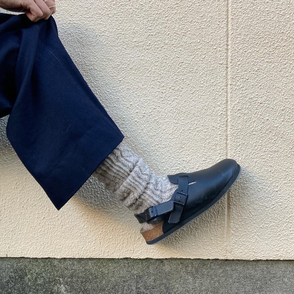 すずらんの靴下