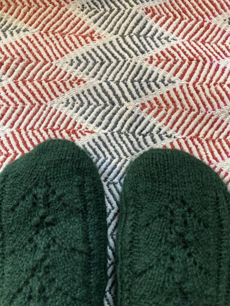 すずらんの靴下